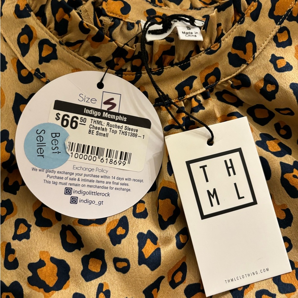 THML Cheetah Print Top-fun!